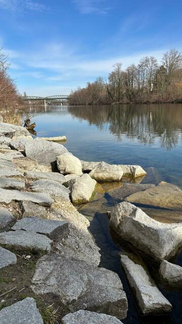 Einen Meter unter Mittelwert: Das ist die Situation an der Traun beim Angerlehner Steg am Welldorado, hinter der Messe. | Foto: MeinBezirk