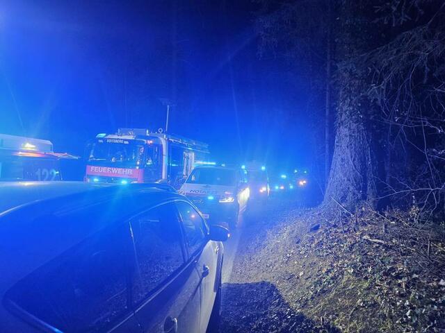 Notarzt und Rettungswägen waren vor Ort und brachten die verunfallte Person ins Spital. | Foto: FF Krems