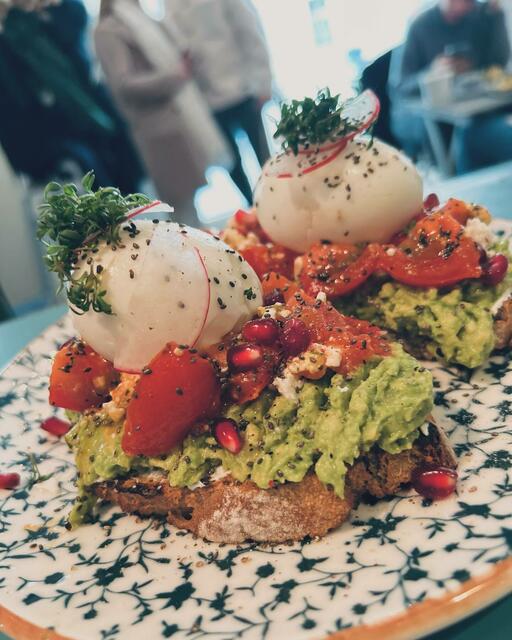 Turkish Eggs gehen sehr gut, so der Inhaber. | Foto: Tagsüber