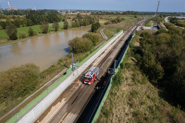 Hochwasserschäden auf der neuen Weststrecke 2024 | Foto: ÖBB/Mayer