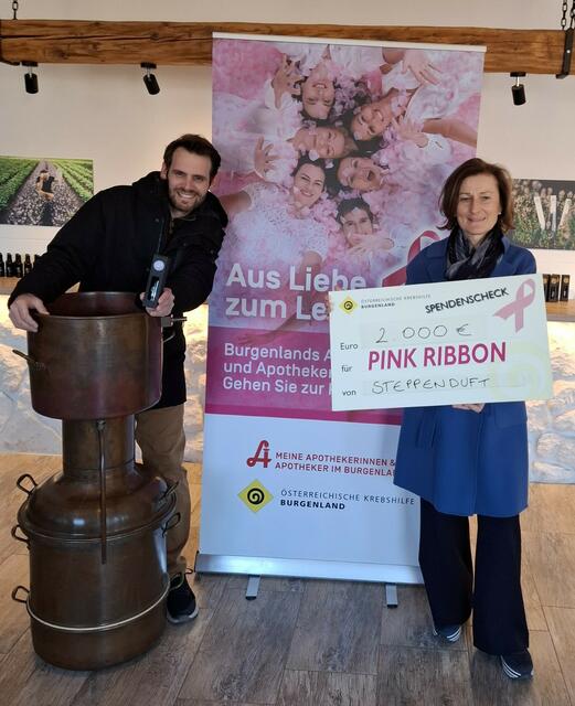 „Seelentröster“ aus Frauenkirchen unterstützt die Pink Ribbon Aktion der Krebshilfe Burgenland | Foto: Krebshilfe Burgenland