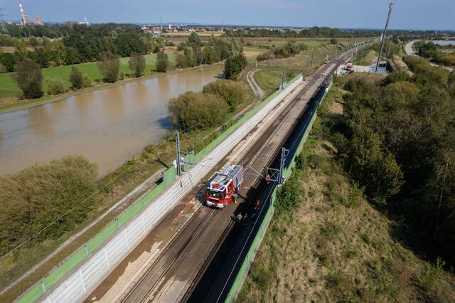  Hochwasserschäden auf der neuen Weststrecke 2024 | Foto: ÖBB/Mayer