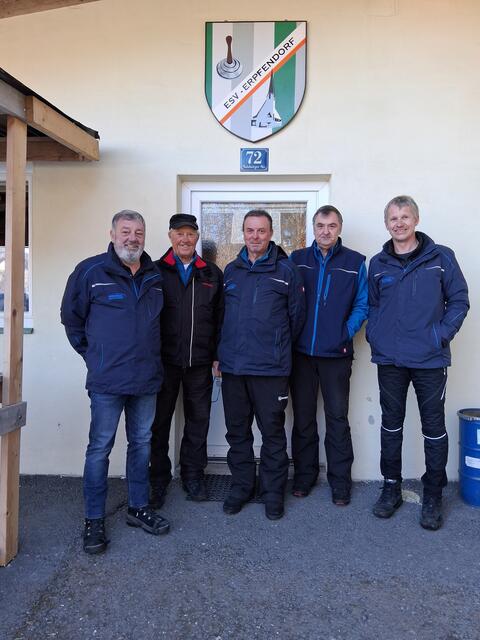 EC Brixen: Max Pöll, Sepp Fuchs, Andi Kofler, Karl Exenberger und Hubert Auberger. | Foto: Lea Kogler, Brigitte Müller