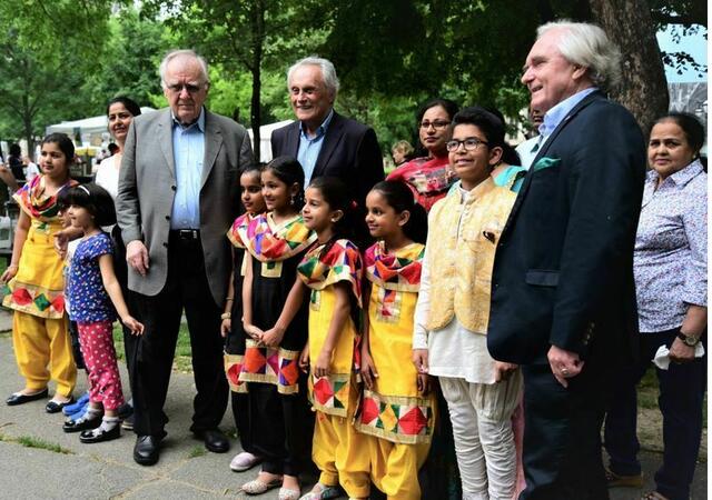 Walter Schwimmer (links) mit Josef Höchtl und Senator Walter Gerbautz. | Foto: PAN