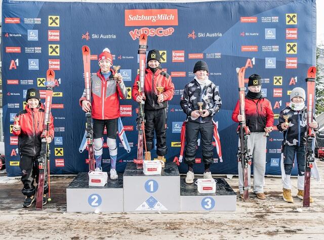 Luis Fanninger war im Februar bei einem Rennen auf Platz 2, zwei Rennen konnte er seitdem gewinnen (Archivbild Februar 2025). | Foto: EXPA/Stefan Adelsberger