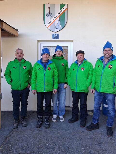 EC Oberndorf: Alex Singer, Manfred Hörl, Lorenz Hofer, Alois Adelsberger, Georg Schmid | Foto: Lea Kogler, Brigitte Müller