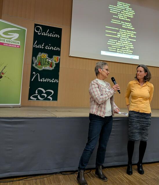 Sissi Wöhs und Barbara Pflüglmayer. | Foto: Christine Gruber