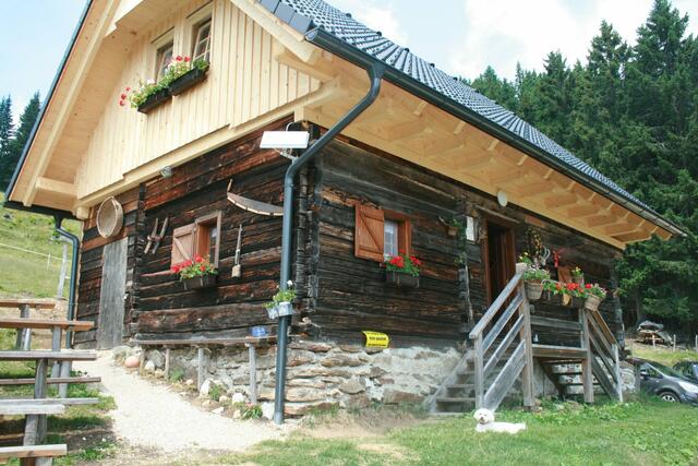 Die Sonnseithütte wurde um 1900 erbaut. | Foto: Agrargemeinschaft Goding