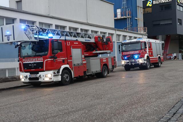 Die Feuerwehr musste ins Welser Industriegebiet im Stadtteil Pernau ausrücken, um Gefahrstoff bei einem Chemieunternehmen zu binden. | Foto: laumat.at