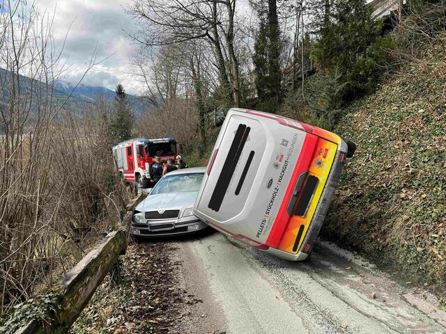 Glücklicherweise wurde beim Unfall niemand verletzt. | Foto: FF Gaishorn