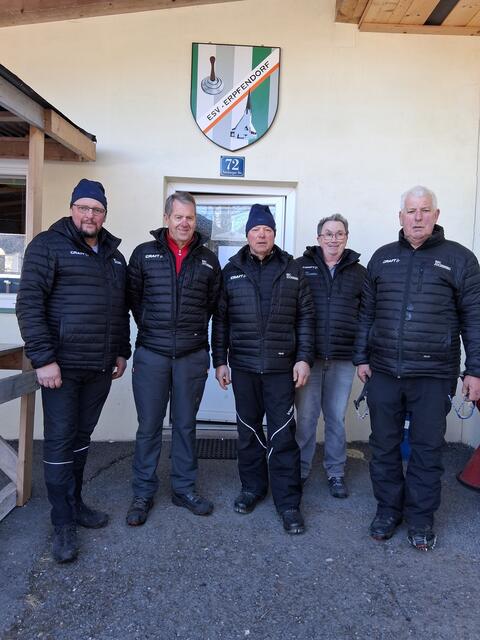 ESC Jochberg; Pletzer Hans, Walter Kreidl, Herbert Hochwimmer, Andi Aberger und Felix Schipflinger. | Foto: Lea Kogler, Brigitte Müller