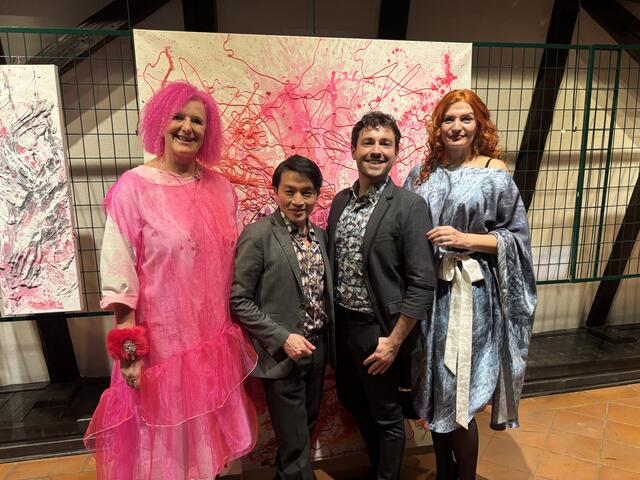 Ela Reitinger, Nhut La Hong, Bernhard Lukas Zmölnig und Claudia Mark. | Foto: Victoria Edlinger