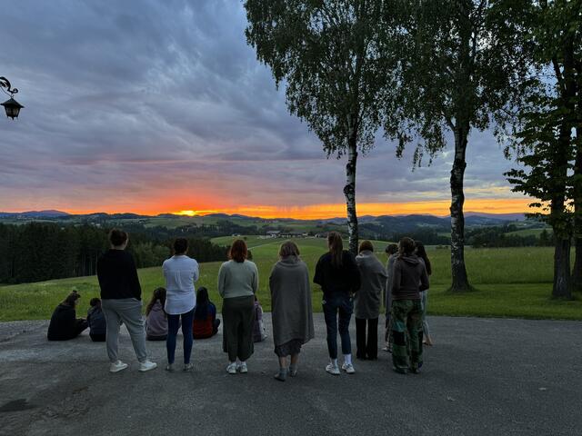 Ein Tag im Retreat neigt sich dem Ende zu. | Foto: Stefanie Grace Falkner