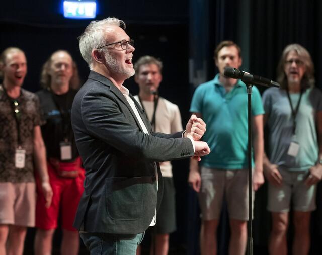 Jim Daus Hjernøe entwickelte die innovative Technik des Vocalpainting  | Foto: Privat