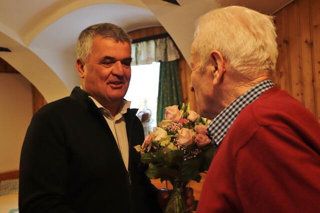 Abschnittsbrandinspektor Brandrat Dr. Ewald Wolf und Josef Berghofer | Foto: Edith Ertl