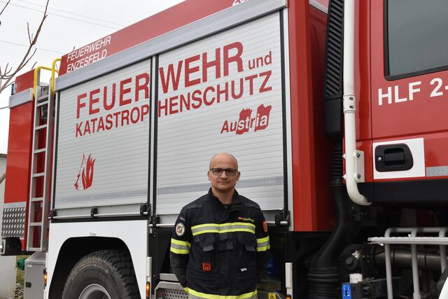 Sonderdienst Gruppenkommandant Michael Hebesberger für Waldbrandbekämpfung. | Foto: Preineder