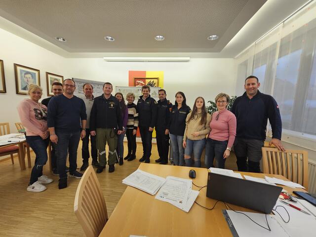 Nach Absolvierung der Übung wurde erfolgreich Bilanz gezogen. | Foto: Georg Bachhiesl