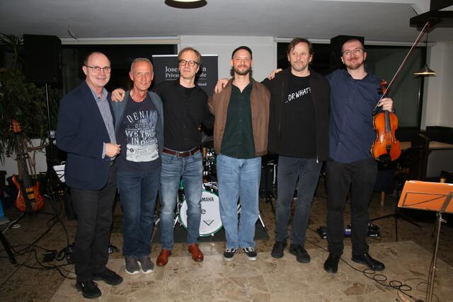 v. li. Franz Steindl, Wolfgang Wograndl, Benjamin Schatz, Simon Springer, Gerald Gradwohl und Albin Krieger. 
