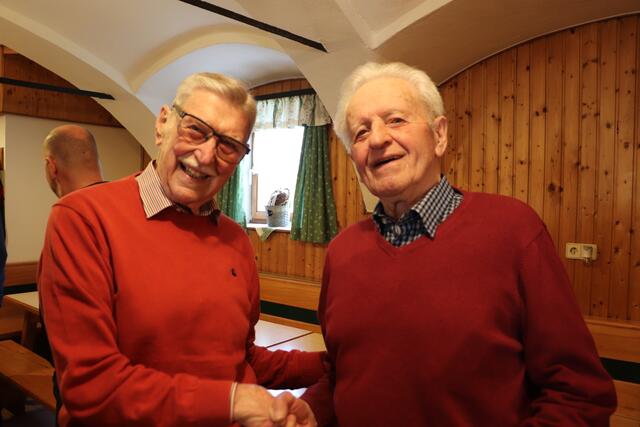 Kalsdorfs Bgm. a.D. Helmuth Adam und Josef Berghofer | Foto: Edith Ertl