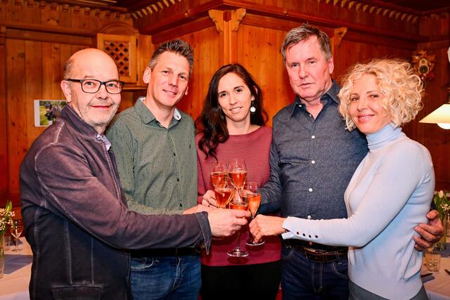 Sigi Schwarz, Hans Zettl, Sandra Zettl, Walter Pimminger, Sonja Pimminger (v.li.) | Foto: Angelo Poletto