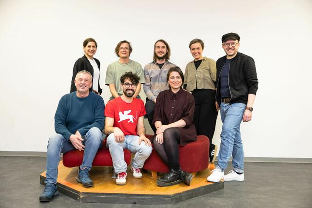 Johannes Rabengruber, Magdalena Stammler, Gerald Streicher, Simon Steinbeiss, Norbert Habring, Jolanda de Wit, Elke Holzmann-Riedler, Richard Schachinger (v.l.).  | Foto: Elke Holzmann