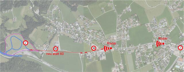 Verkehrsmaßnahmen. | Foto: Gde. St. Johann