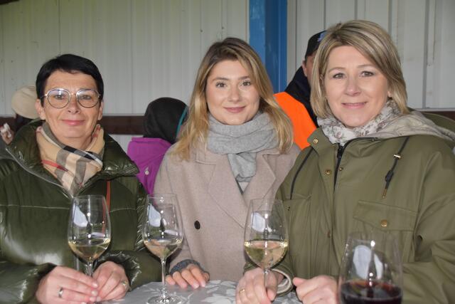 Gut gelaunt: Romy Maderthaner, Lisa und Nicole Halvax | Foto: Michael Strini