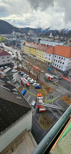 Einen Großeinsatz der Einsatzkräfte gab es am vergangenen Freitag in Kapfenberg. | Foto: FF Kapfenberg-Stadt