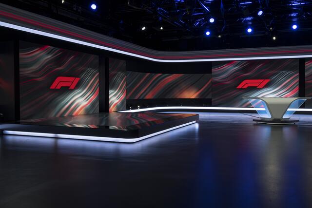Im Studio 1 werden Live-Sportproduktionen wie Formel 1 ausgestrahlt. | Foto: ServusTV/Andreas Kaboto