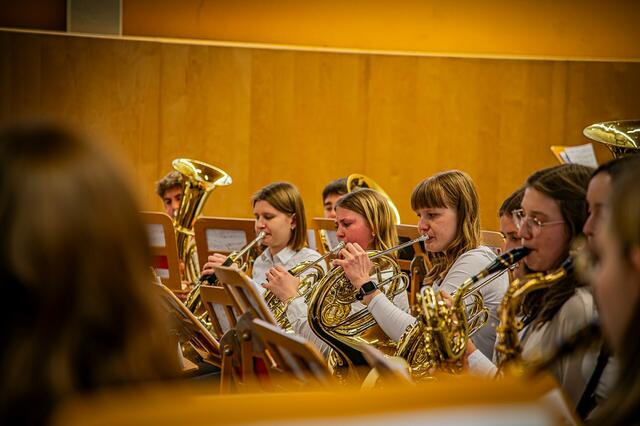 Volle Girlpower am Hornregister. | Foto: Tamara Gierlinger