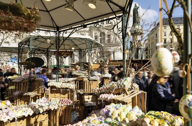 In Osterstimmung kommt man bei einigen Frühlingsmärkten in Wien. (Archivbild) | Foto: Wien Tourismus/Christian Stemper