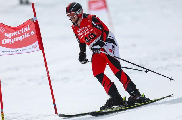 Bronze erkämpfte sich der Ski-Alpin-Athlet Michael Maier beim Riesentorlauf. | Foto: GEPA