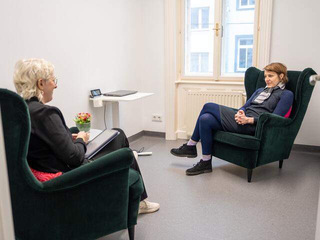 Dank des Vereins "an.doc" kann man auch kostenlose Psychotherapie in Anspruch nehmen.  | Foto: Valentina Marinelic/MeinBezirk