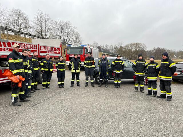 Die Freiwilligen der Feuerwehren | Foto: FF Waidhofen/Thaya