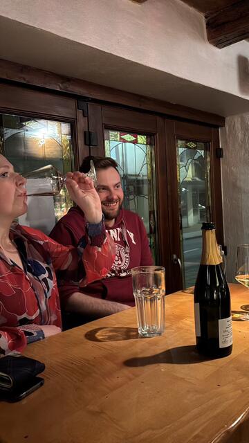 Die intime Runde bot die ideale Gelegenheit, in entspannter Atmosphäre mehr über die Kunst des Weinbaus zu erfahren und sich mit anderen Genussmenschen auszutauschen. | Foto: Savio Mattersburg 