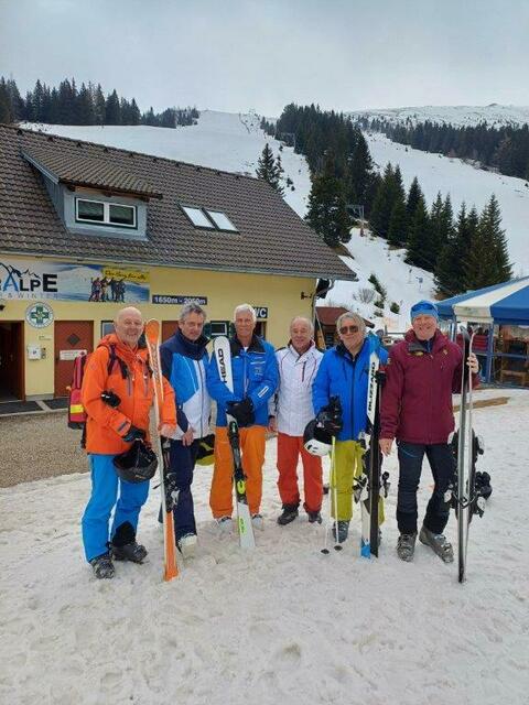 Ernst Trettenbrein, Harald Russ, Frankie Inkret (Organisator), Peter Ossmann, Manfred Tribondeau, Josef Zernig (v. l.) | Foto: Privat