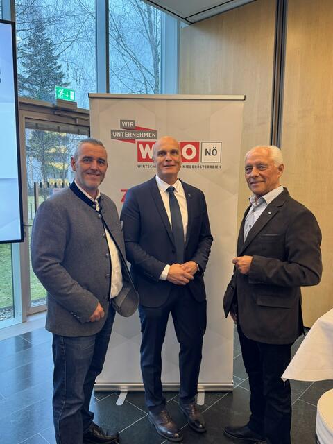 Heinrich Pegler, Reinhard Langthaler, Hermann Fichtinger. | Foto: FPÖ NÖ
