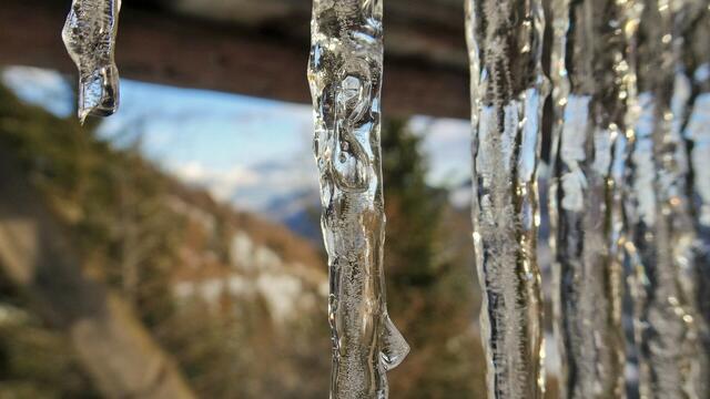 Rätsellösung - Bild 1 ... Eiszapfen | Foto: © Silvia Plischek