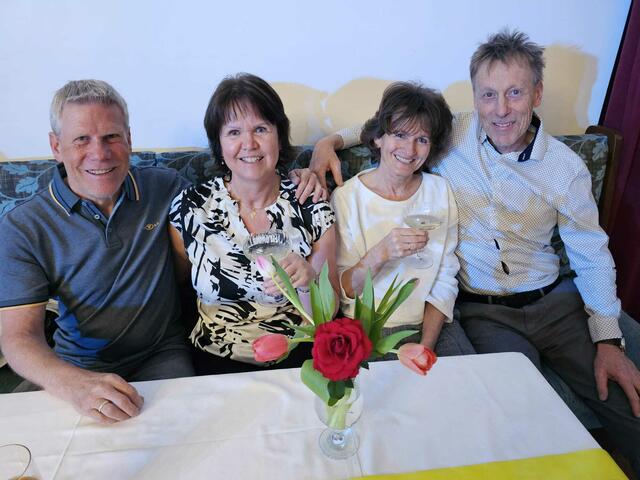 Die Besucher genossen auch das gesellige Beisammensein bei der Tanzparty im Hotel Thurners.