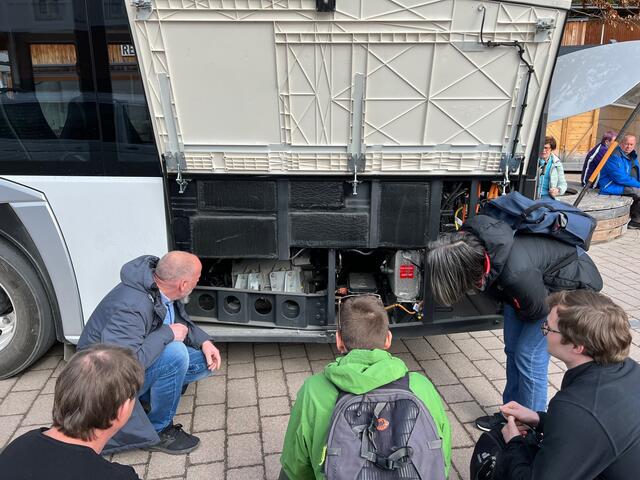 Ein Bus-Elektromotor ist schon etwas Besonderes | Foto: Gemeinde Reith bei Seefeld