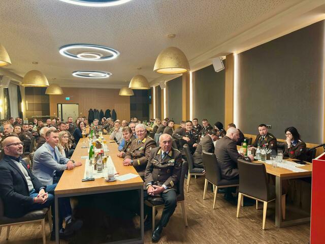 Zahlreiche Mitglieder der Feuerwehr fanden sich zur Wehrversammlung in Kaindorf ein. | Foto: FF Kaindorf