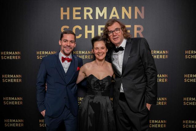Melitta Strasser-Kirchweger und Daniel Zemla, Hermann Scherer | Foto: Justin Bockey