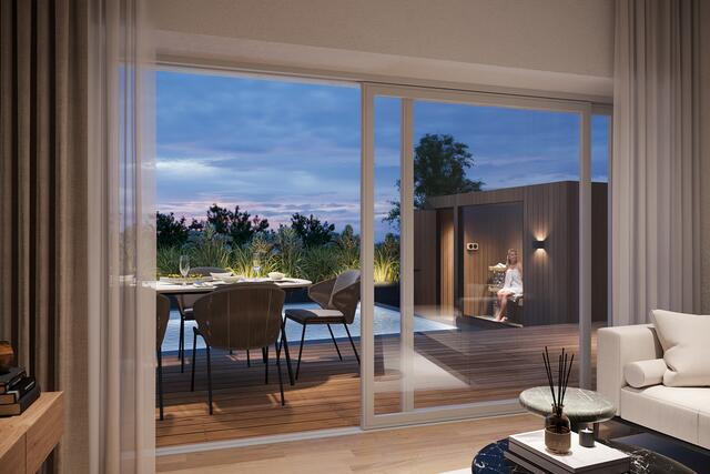 SPA de luxe: eigener Pool und eigene Sauna | Foto: Bednarzek &amp; Schnitzer Immobilien