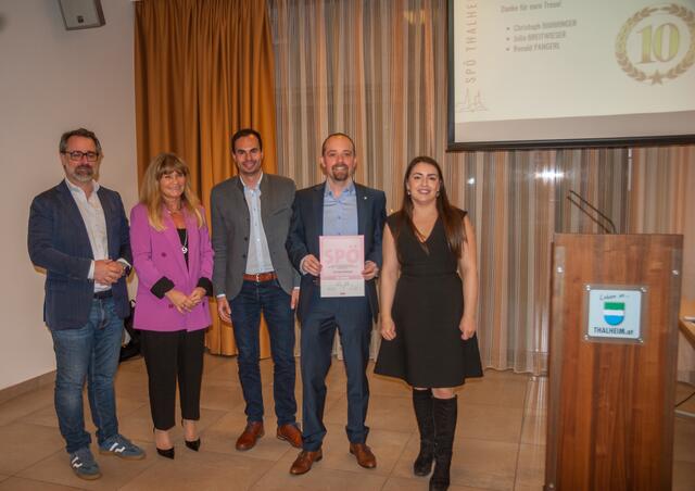 Die SPÖ Thalheim hat gewählt: Julia Breitwieser und ihr Vorstands-Team fanden dabei breite Anerkennung. | Foto: SPÖ Thalheim