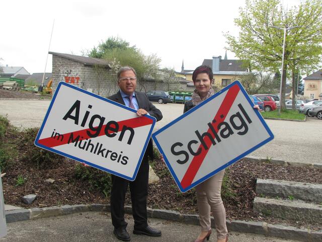 Vor zehn Jahren wurde aus Aigen im Mühlkreis und Schlägl: Aigen-Schlägl.  | Foto: Foto: Gemeinde