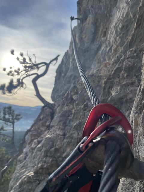 Im Einstiegsbereich der "Gelben Wand". | Foto: Santrucek