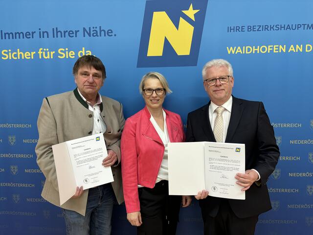 Walter Greulberger, Manuela Herzog und Harald Hofbauer | Foto: Daniel Schmidt