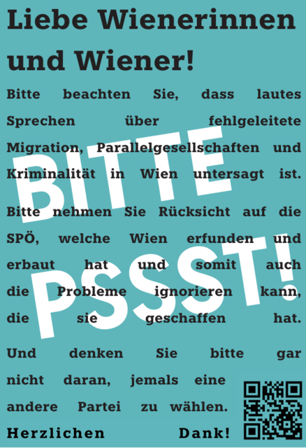 Das ist das neue Plakat der ÖVP Wien. | Foto: ÖVP Wien/bitte-pssst.at