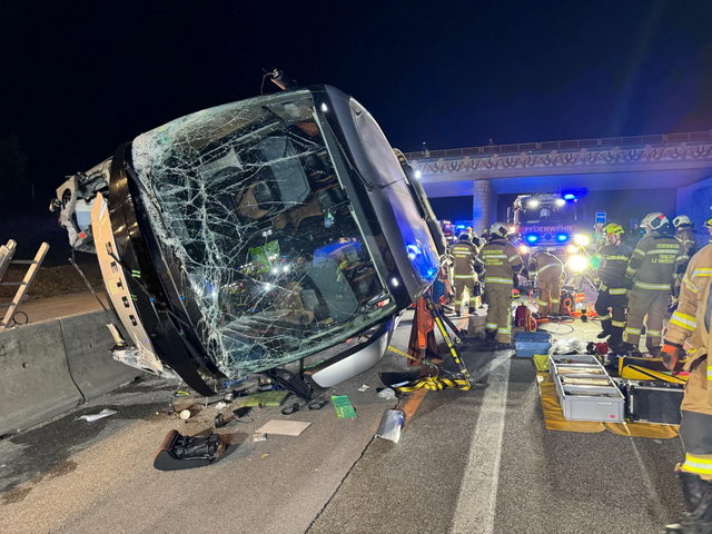 Auf der Autobahn kam es vergangenes Jahr zu einem schweren Verkehrsunfall auf der Autobahn. | Foto: LFV Salzburg