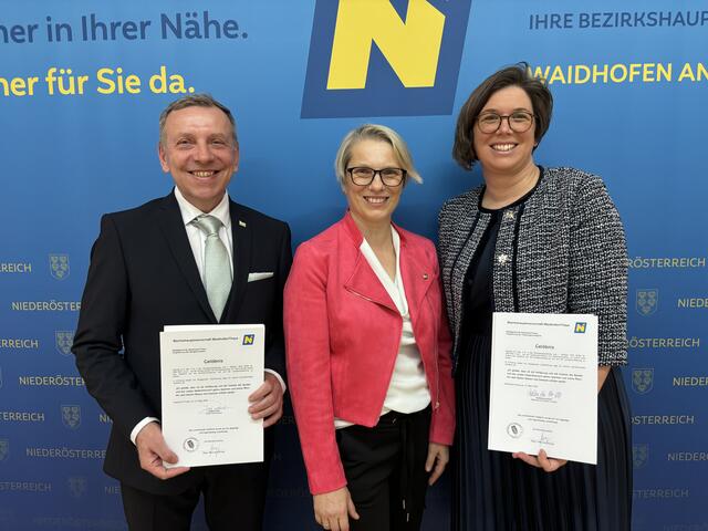 Josef Ramharter, Manuela Herzog und Marlene Böhm-Lauter | Foto: Daniel Schmidt